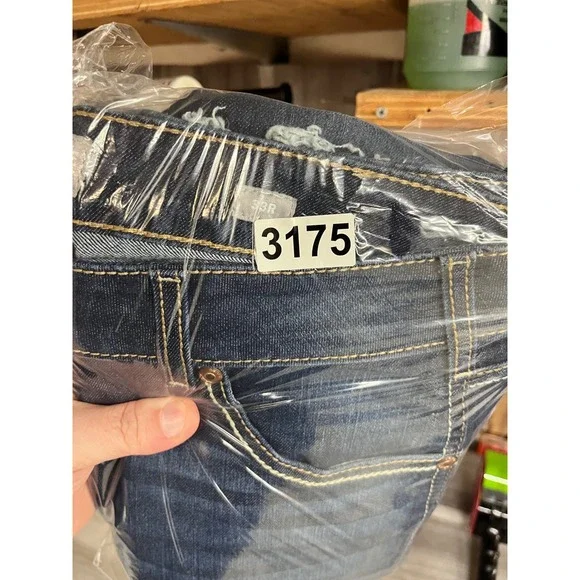 Ariat Rebar Durastretch Riveter Bootcut Jeans Womens 33R Plus Blue Denim 3175 - Picture 10 of 10